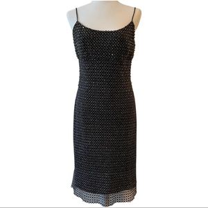 Carmen Marc Valvo Rhinestone Dress